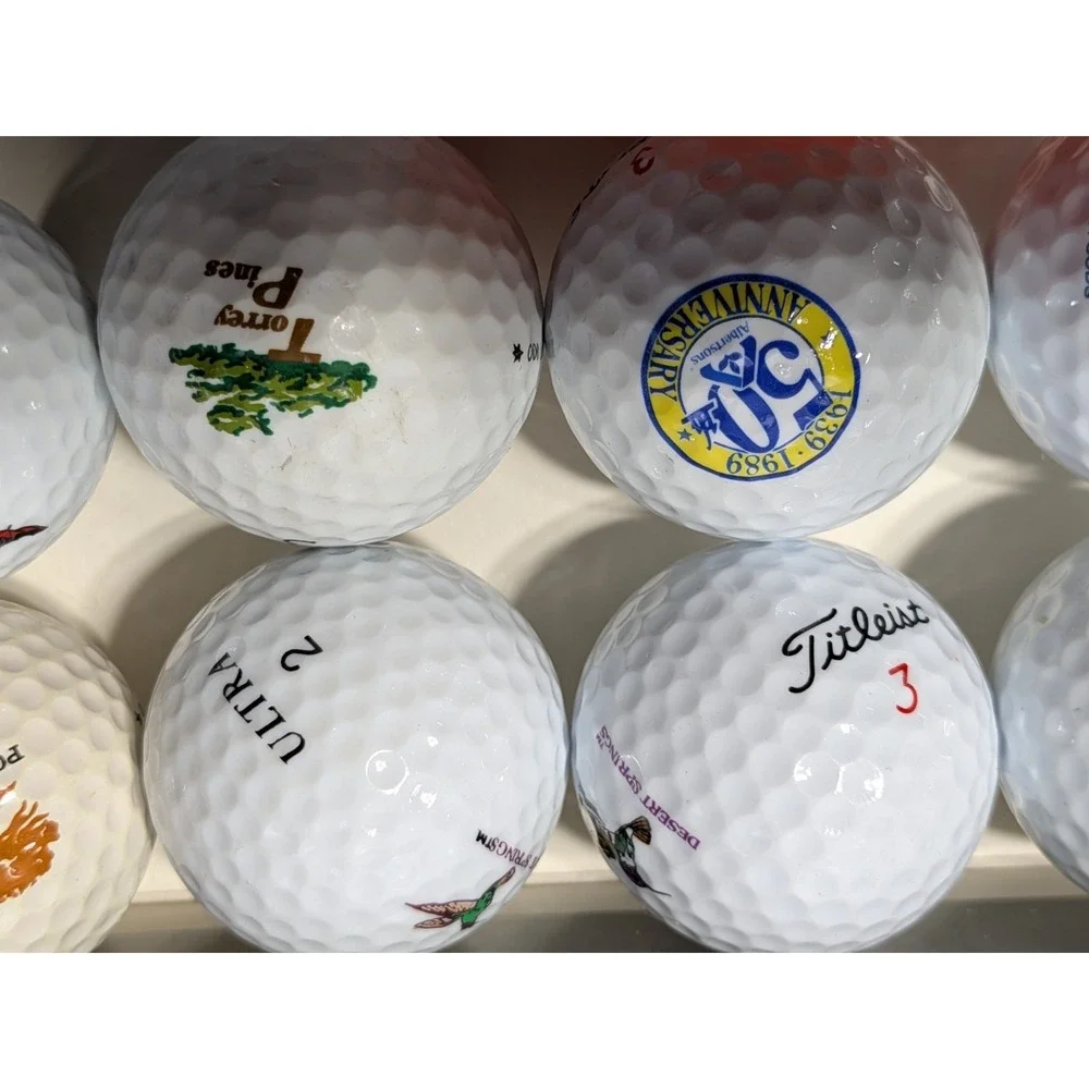 Lot of 20 Vintage Advertising Golf Balls Titleist Ultra Disney Wheaties PGA West - Picture 5 of 8
